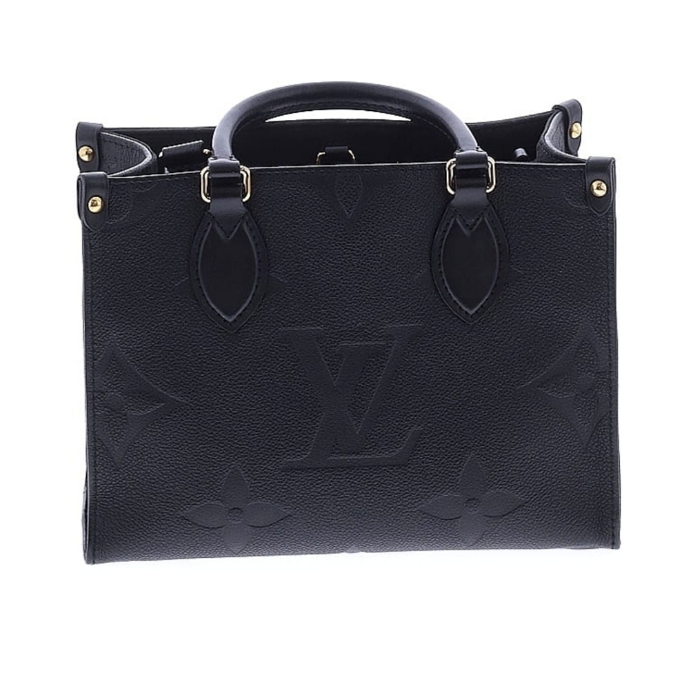 Louis Vuitton OnTheGo PM Black Monogram Empreinte Leather